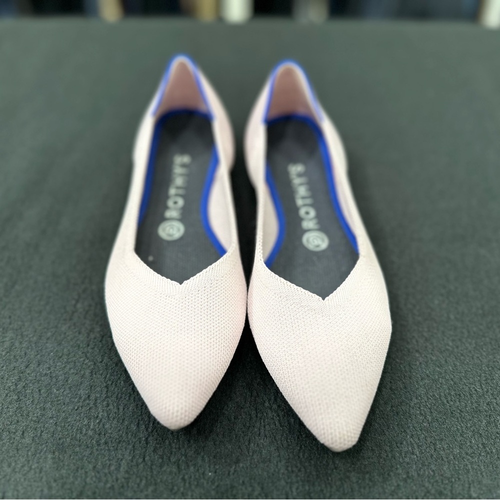 Rothy's Pink Flats Elegant Minimalist Design